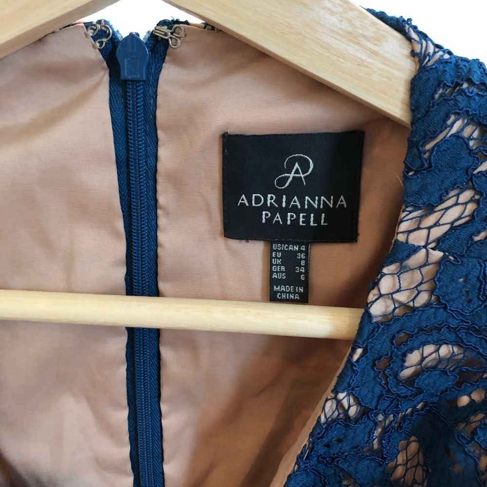 Adrianna Papell Midi Lace Dress - Picture 3 of 3